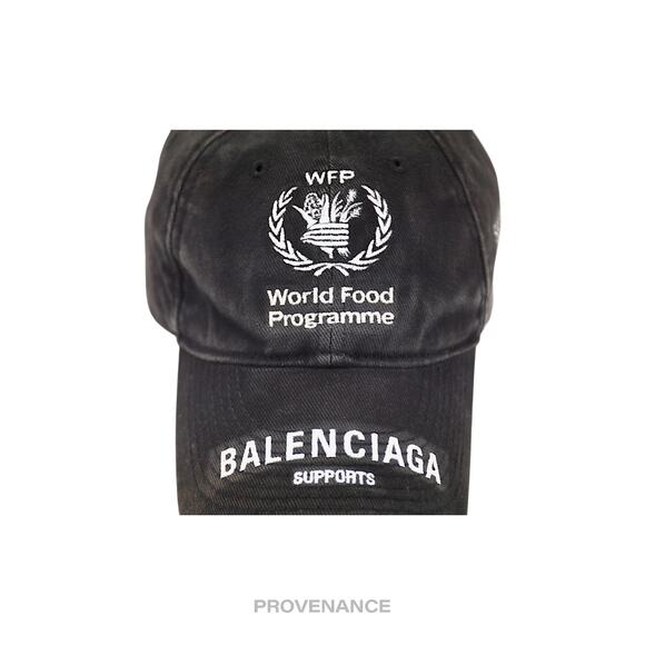 🔴 Balenciaga WFP World Food Programme Cap - Washed Black - Picture 6 of 10
